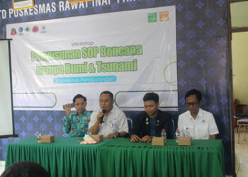 32 Tenaga Kesehatan Puskesmas Panggarangan Susun SOP Tanggap Darurat Tsunami