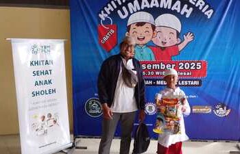 DKM Masjid Umaamah Sukses Gelar Khitanan Sehat Ceria 2025