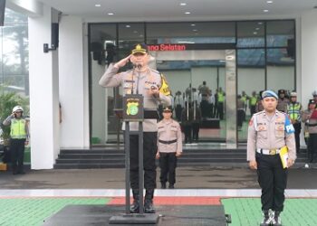 Polres Tangsel Gelar Apel Pasukan Operasi Lilin 2025, Siap Amankan Nataru