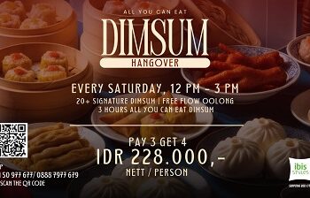 ibis Styles Serpong BSD City Hadirkan “Dimsum Hangover”, Dimsum All-You-Can-Eat Setiap Sabtu