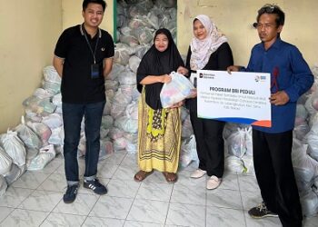 BRI BO Tambun Salurkan TJSL Berupa 5.000 Paket Sembako