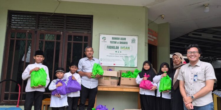 BRI KC Mabes TNI Cilangkap Berbagi Jumat Berkah ke Rumah Asuh Yatim dan Duafa Fadhilah Insan