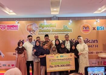 Ramadan Lebih Bermakna: HokBen Hadirkan Bento Ramadan & 4.500 Anak Yatim Berbuka Bersama di 41 Gerai HokBen Seluruh Indonesia