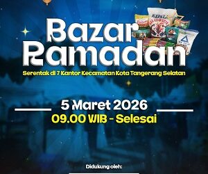 Siap-siap! 5 Maret Bazar Ramadan Digelar di 7 Kecamatan Tangsel, Belanja Sembako Murah dan Tanpa Kupon