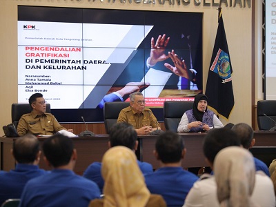 Libatkan KPK, Pemkot Tangsel Perkuat Pengendalian Gratifikasi hingga Tingkat Kelurahan