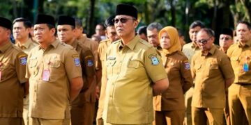 Pemkot Tangsel Gelar Apel dan Halalbihalal, Benyamin Tekankan Kebersihan dan Efisiensi Anggaran