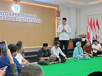 Silaturahmi Ramadan Perkuat Sinergi Kantor Pertanahan Tangsel dan Insan Pers