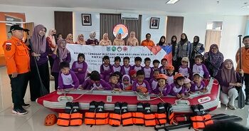 Belajar Sambil Bermain, Anak TK di Tangsel Dilatih Hadapi Bencana Sejak Dini