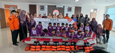 Belajar Sambil Bermain, Anak TK di Tangsel Dilatih Hadapi Bencana Sejak Dini