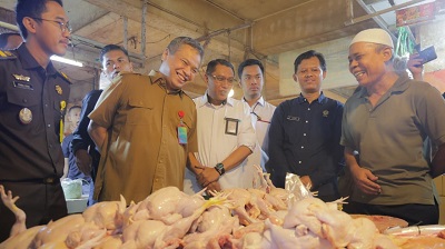 Sidak Pasar Serpong Jelang Iduladha, Pemkot Tangsel Intensif Jaga Stabilitas Harga dan Keamanan Pangan