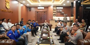 Audiensi Bersama PMII Cabang Serang, Kapolda Banten Terima Aspirasi Mahasiswa