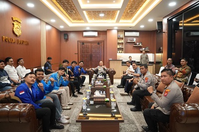Audiensi Bersama PMII Cabang Serang, Kapolda Banten Terima Aspirasi Mahasiswa