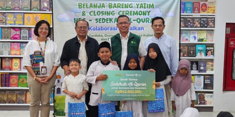 Gramedia dan Dompet Dhuafa Gelar Ceremony Penyerahan Al-Qur’an dari Program Happy Family Coloring (HFC)