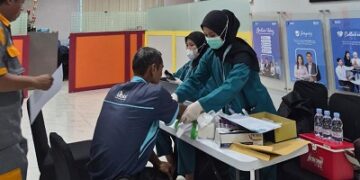 BRI Cabang Depok Bersama Klinik Ismail Medika Adakan Cek Kesehatan Berkala