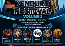 Kenduri Festival Kembali Digelar, Angkat Tema “Seba Pondok Karya” untuk Lestarikan Budaya dan Dukung UMKM