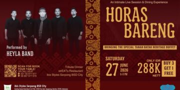 Horas Bareng! Ibis Styles Serpong BSD City Hadirkan Malam Budaya Batak Lewat Musik dan Kuliner Khas Sumatra Utara