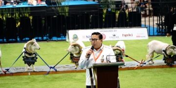 Pertama di Indonesia, Seni Ketangkasan Domba Garut Tampil di Panggung Internasional Indo Livestock 2026