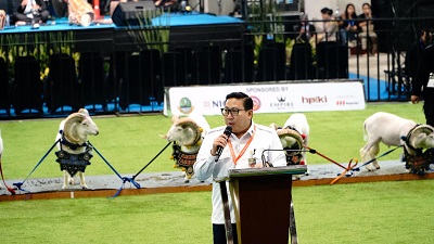 Pertama di Indonesia, Seni Ketangkasan Domba Garut Tampil di Panggung Internasional Indo Livestock 2026