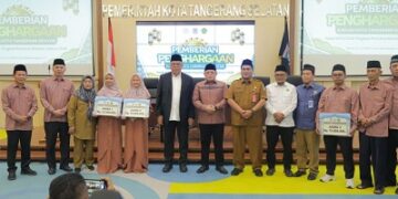 Pemkot Tangsel Beri Penghargaan kepada Kafilah Berprestasi di MTQ Banten 2026