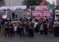 Ayo Less Waste Kelola 36 Kilogram Sampah pada Aksi Bela Palestina di Depan Kedutaan Besar Amerika Serikat