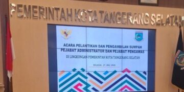 Pemkot Tangerang Selatan Lakukan Penyegaran Jabatan, Sejumlah Pejabat dan Camat Resmi Dapat Amanah Baru