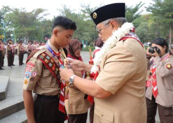 Bulan Bakti Pramuka 2026 Dibuka, Tangsel Siapkan Generasi Berkarakter Lewat Prasiaga