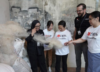 Sulap Jaring Ikan dan Limbah Pertanian, DBS Foundation Dorong Ekonomi Sirkular