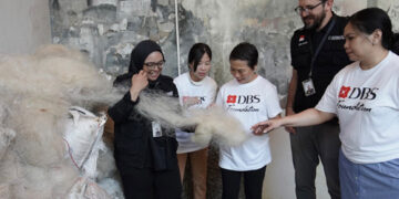 Sulap Jaring Ikan dan Limbah Pertanian, DBS Foundation Dorong Ekonomi Sirkular