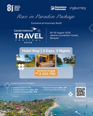 InJourney Hadir di GATF 2026, Tebar Promo Hotel hingga Paket MotoGP Mandalika