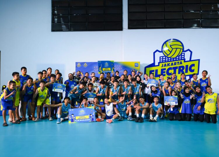 Ribuan Siswa SMP Berlatih Bersama Atlet Nasional dalam PLN Mobile Jalan Juara JEVA Spike Nation 2026