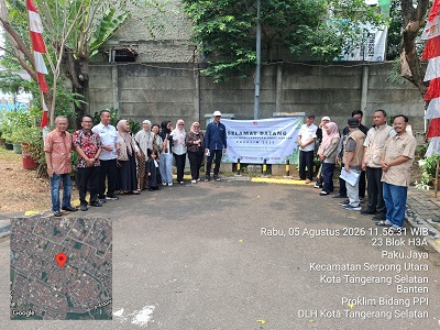 Pt Indah Kiat Pulp & Paper tbk. Tangerang Mill Dampingi Enam Wilayah Binaan dalam Verifikasi Lapangan Program Kampung Iklim Tingkat Provinsi Banten