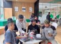 Tingkatkan Inklusi dan Literasi Keuangan Masyarakat, PT Pegadaian (Persero) Area Cirendeu Gelar Edukasi Bersama Komunitas Ojek Pangkalan