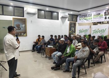 Perkuat Inklusi Keuangan Pekerja Informal, PT Pegadaian Area Tangerang Gelar Edukasi Literasi Keuangan Bersama Komunitas Ojek Pangkalan