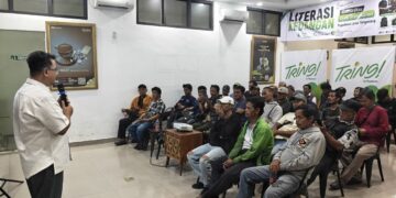 Perkuat Inklusi Keuangan Pekerja Informal, PT Pegadaian Area Tangerang Gelar Edukasi Literasi Keuangan Bersama Komunitas Ojek Pangkalan