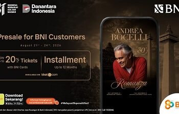 BNI Hadirkan Akses Eksklusif Menikmati Andrea Bocelli “Romanza” di Indonesia