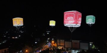 Fenomena Balon “INTENS” Curi Perhatian di Sejumlah Kota