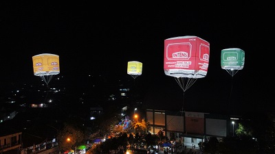 Fenomena Balon “INTENS” Curi Perhatian di Sejumlah Kota
