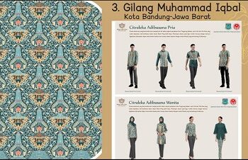 Gilang Muhammad Iqbal Juara Sayembara Desain Batik Khas Tangsel 2026 lewat Karya “Ming Galih Gaya”
