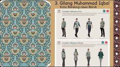 Gilang Muhammad Iqbal Juara Sayembara Desain Batik Khas Tangsel 2026 lewat Karya “Ming Galih Gaya”