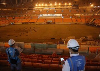 pln pasok listrik ke stadion termegah
