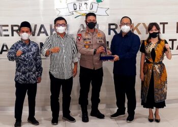 Jaga Kondusifitas di Masyarakat, Polres Jalin Silaturahmi ke DPRD Tangsel