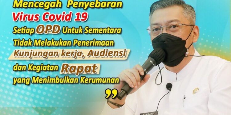 tangsel memutus rantai penyebaran covid-19, kantor opd dilarang terima tamu