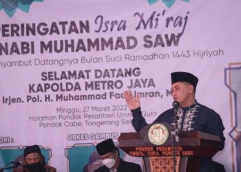 Kapolda Metro Jaya Kunjungi Ponpes Ummul Qura Tangsel, Ingatkan Santri Vaksinasi Booster