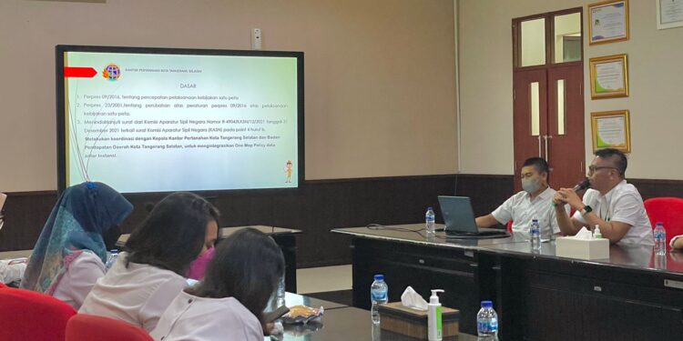 KASN Tinjau Langsung Proses Integrasi One Map Policy data antar BPN dan Bapenda Tangsel
