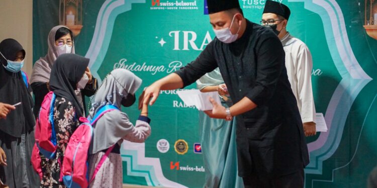 Berada di Satu Area, Swiss-Belhotel dan Tuscany Boutique Hotel Lakukan CSR Ramadan Bersamaan Santuni Puluhan Anak Yatim