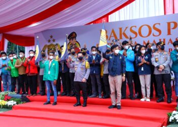 Bagikan Baksos Bareng Mahasiswa dan Pemuda, Kapolri: Teruslah Berkontribusi Terbaik untuk Bangsa