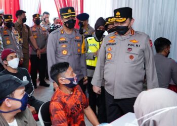 Tinjau Pos Pam, Polri Paparkan Upaya Wujudkan Mudik Aman dan Sehat