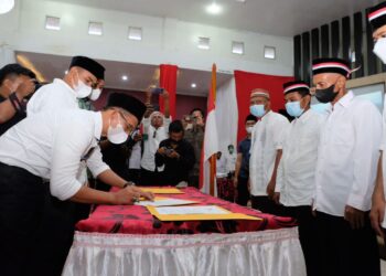 Cabut Bai’at Massal mantan anggota NII di Dharmasraya, Kadensus 88 AT Polri: Jumlah Paling Besar hari ini yang Dilakukan
