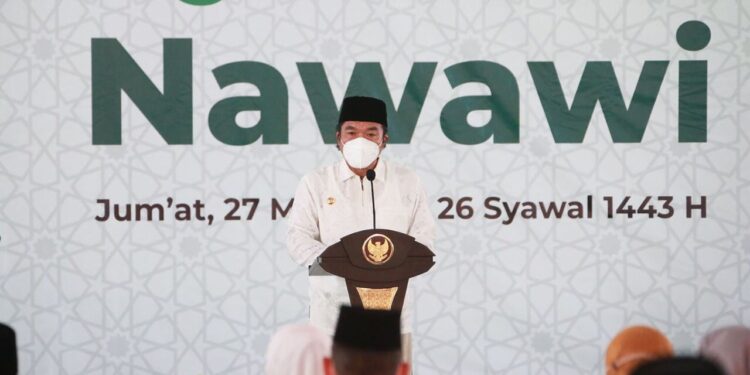 Pj Gubernur Banten Al Muktabar : Pemikiran Syekh Nawawi Menjadi Dasar Filosofi Membangun Bangsa