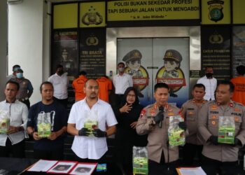 Polres Tangsel Berhasil Amankan Peredaran Gelap 6.330,49 Gram Narkotika Jenis Shabu